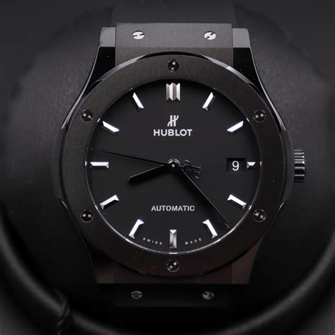 hublot black magic evolution review|Hublot classic fusion black dial.